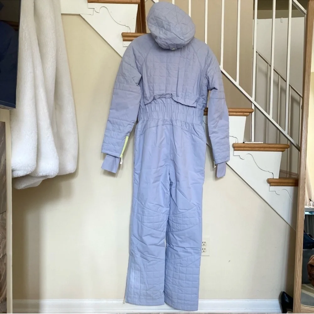 NWT Free People Movement All Prepped Ski Suit Steel Purple Medium